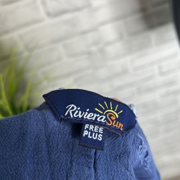 Riviera Sun Batik Tie Dye Sequins Dress Sundress Cover Up Plus Size OS Hippie - Picture 6 of 6